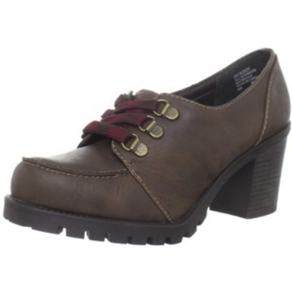 jellypop Shoes - Jellypop Durbin Brown Oxford Pumps